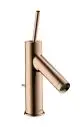AXOR-HG-AXOR-Starck-Einhebel-Waschtischmischer-70-mit-Pingriff-fuer-Handwaschbecken-mit-Zugstangen-Ablaufgarnitur-Polished-Red-Gold-10116300 gallery number 1